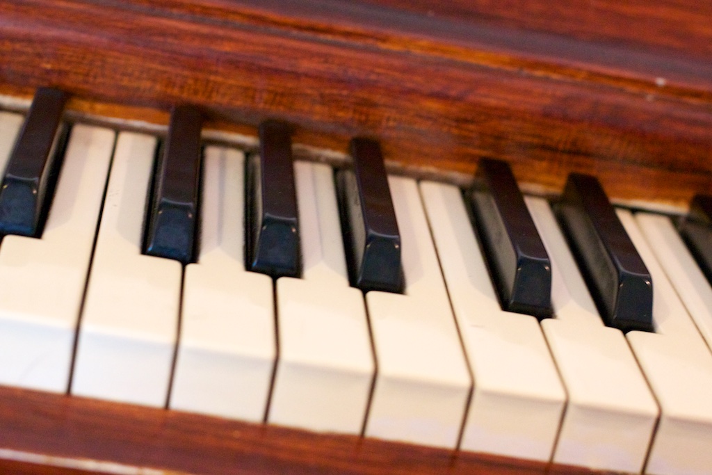“I want to take a picture of the piano, because Daddy taught me it.” – The Daughter