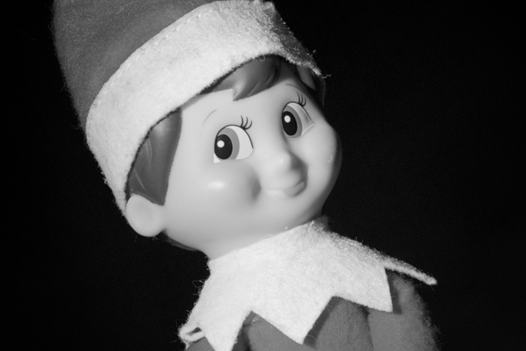 The Elf on the Shelf has creepy eyes